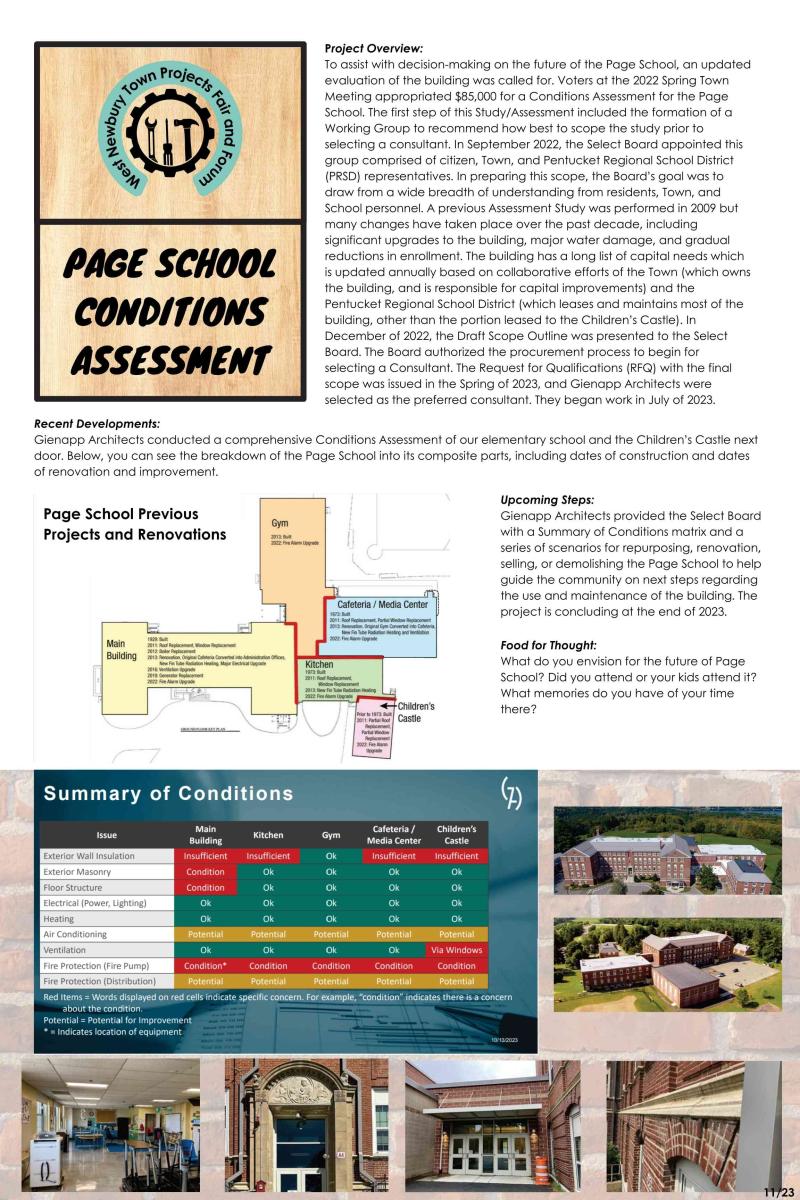 Page School Conditions Assessment