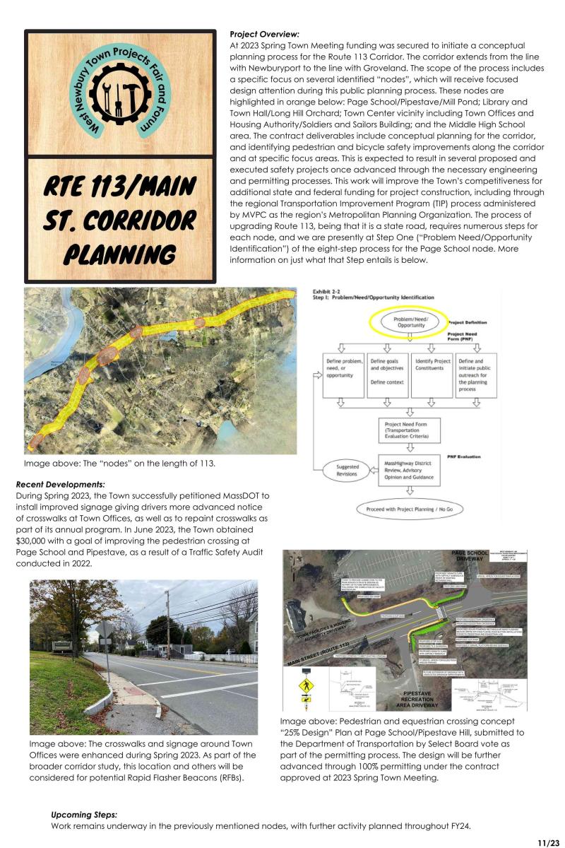 Route 113 Corridor Planning