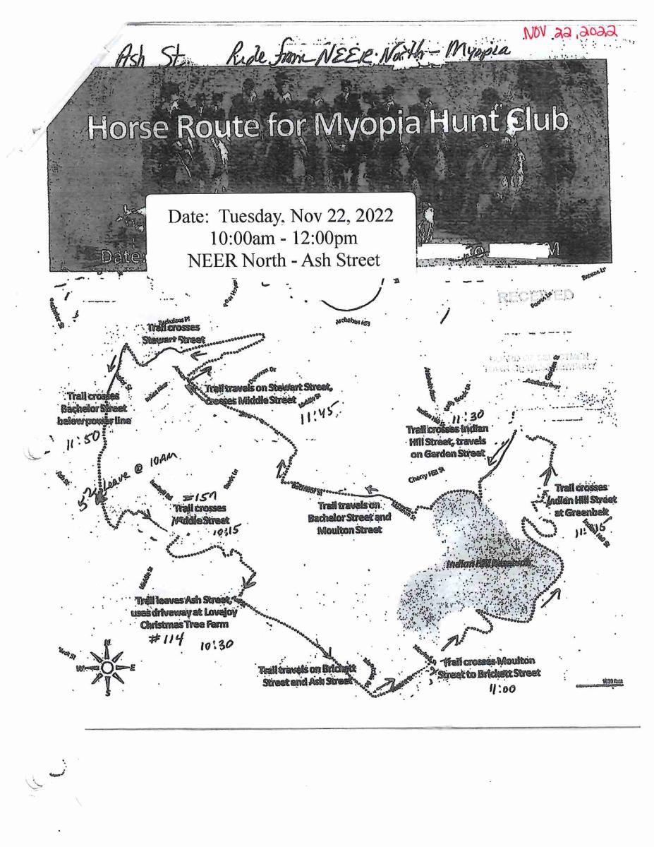 Myopia Horse Route