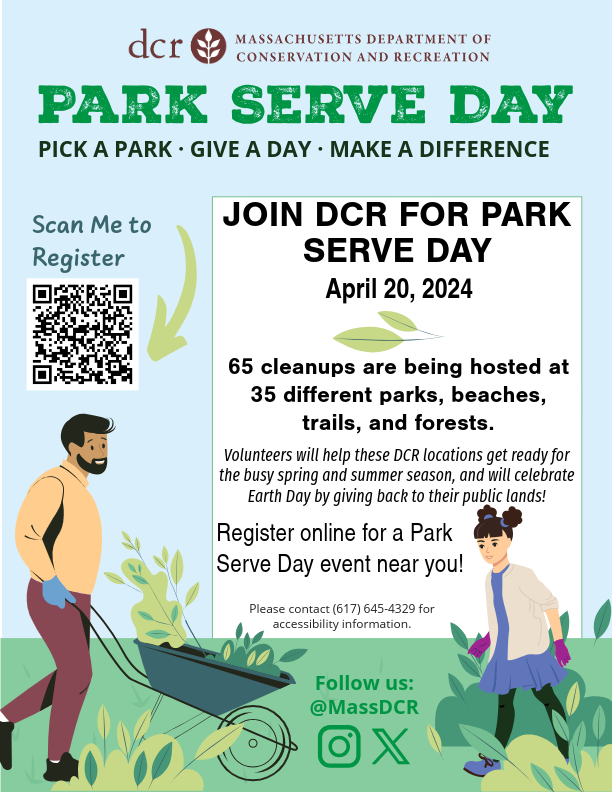Park Serve Day is April 20, 2024