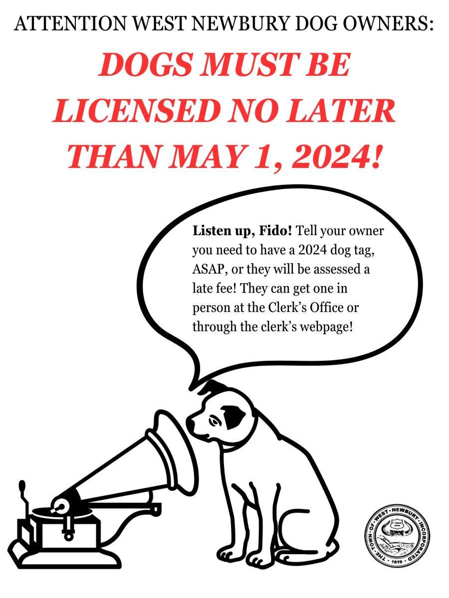 Register your dog by May 1