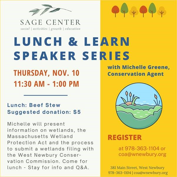 Sage Center Lunch and Learn Flyer 