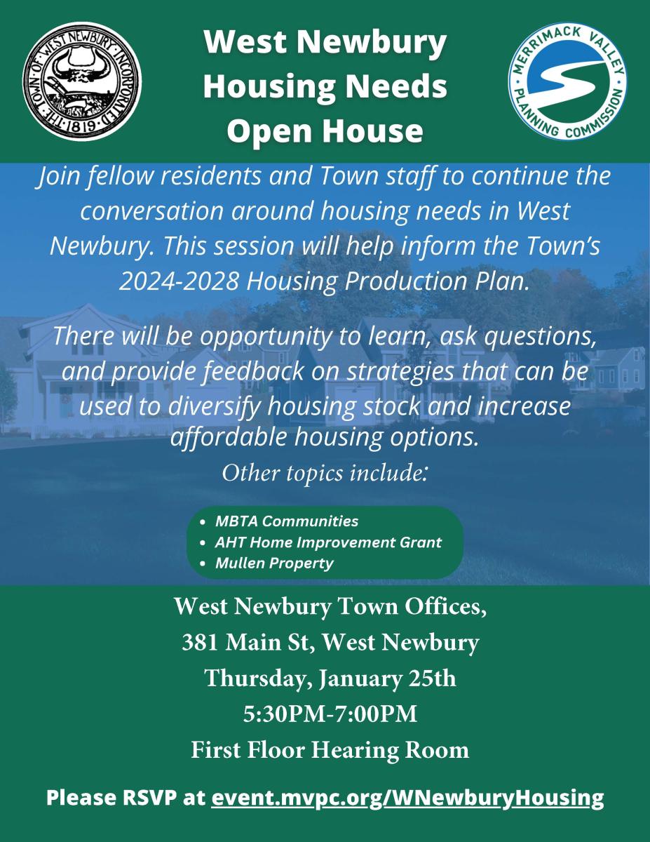 West Newbury Housing Opportunities Open House
