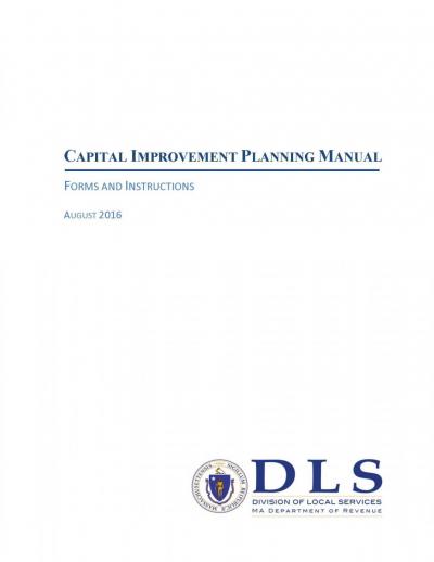 Capital Improvement Planning Manual