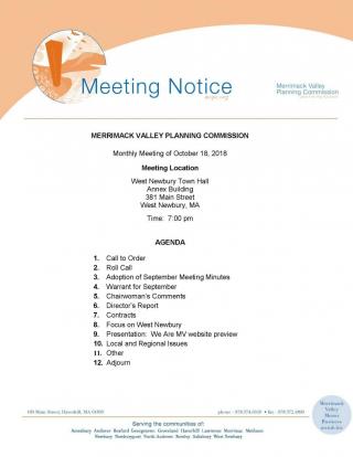 MVPC Meeting Agenda