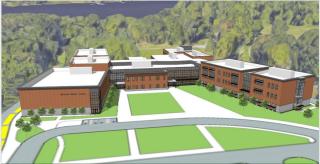 Rendering of proposed Middle/High School