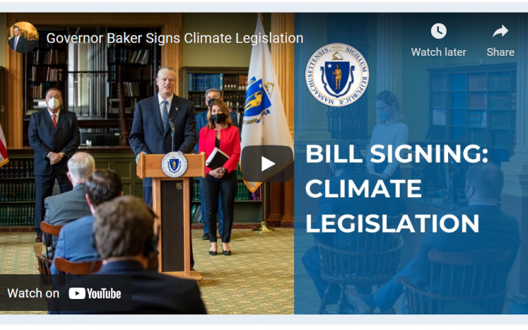 Climate Change Law Signing